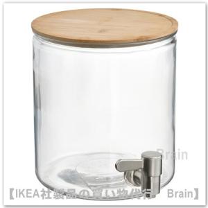ＩＫＥＡ/イケア　IKEA 365+　ドリンクサーバー4 L　竹/クリアガラス（205.391.03...
