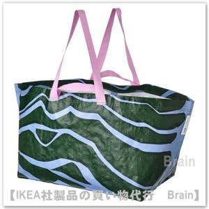 ＩＫＥＡ/イケア　BASTUA/バストゥア　キャリーバッグ 55x37x35 cm　Lサイズ　ブルー/グリーン（205.426.38/20542638）｜shop-brain