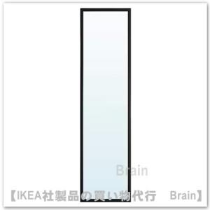 ＩＫＥＡ/イケア　LILJETRAD/リリエトレード　ミラー30x115 cm　ブラック（205.510.48/20551048）｜shop-brain