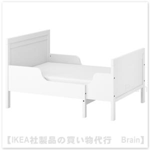 ＩＫＥＡ/イケア　SUNDVIK/スンドヴィーク　伸長式ベッドフレーム　すのこ付き　グレー（294....