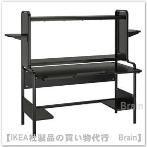 ＩＫＥＡ/イケア　FREDDE/フレッデ：ゲーム用デスク185x74x146 cm　ブラック(303...