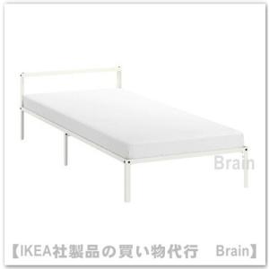 ＩＫＥＡ/イケア　GRIMSBU /LUROY　ベッドフレームすのこ付き90×200cm　ホワイト(393.119.30)｜shop-brain