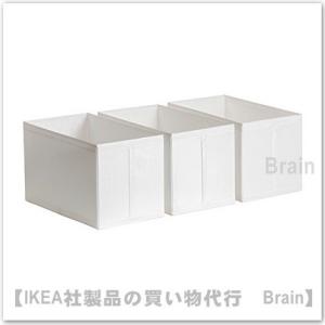 【新品　未使用】IKEA SKUBB イケア　スクッブ　L メッシュ　窓付 4個 SKUBB スクッブ 収納ケース メッシュ窓付き, ホワイト, 93x55x19 cm - IKEA