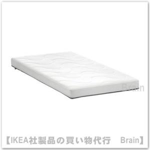 ＩＫＥＡ/イケア　KRUMMELUR　フォームマットレス ベビーベッド用60x120x8 cm　ホワイト/グレー（403.485.22/40348522）｜shop-brain