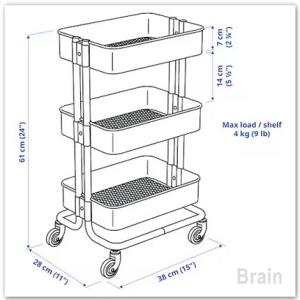 IKEA/イケア RASKOG/ロースコグ ワ...の詳細画像1