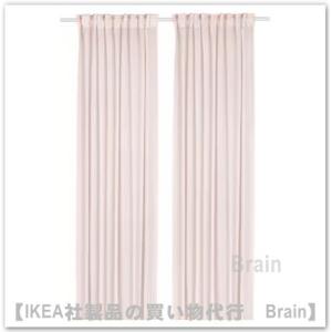 イケア（IKEA） DYTAG/ディトーグ カーテン1組145x250 cm ホワイト