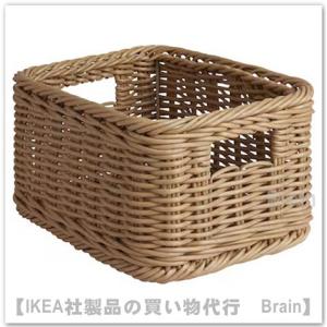 イケア（IKEA） SNIDAD バスケット54x39 cm 籐（003.949.45