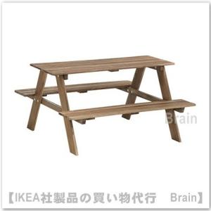 ＩＫＥＡ/イケア　RESO　子供用ピクニックテーブル　グレーブラウン（502.283.26/50228326）｜shop-brain