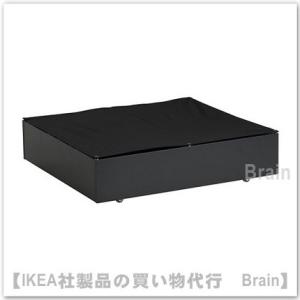 ＩＫＥＡ/イケア　VARDO　ベッド下収納ボックス65x70 cm　ブラック（203.545.14/20354514）｜shop-brain