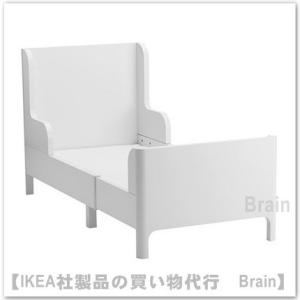 ＩＫＥＡ/イケア　BUSUNGE　伸長式ベッドフレーム　すのこ付き　ホワイト（503.513.40/50351340）｜shop-brain