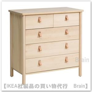 ＩＫＥＡ/イケア　BJORKSNAS　チェスト引き出し×5　バーチ（504.073.04）
