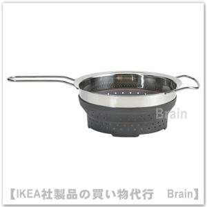 ＩＫＥＡ/イケア　KLOCKREN/クロックレン　水切りボウル3.0 L　ステンレススチール/シリコ...