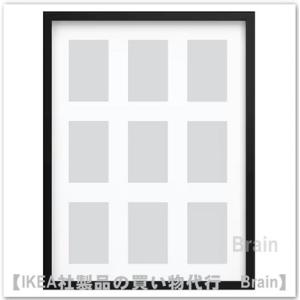 イケア（IKEA） VAXBO コラージュフレーム 写真8枚用/55×58cm ホワイト
