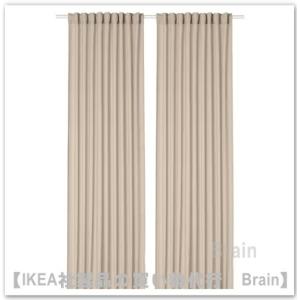 IKEA ヘッレブレッカ　カーテン 145 x 250 cm　2組セット イケア（IKEA） HALLEBRACKA/ヘッレブレッカ レースカーテン1組140x250