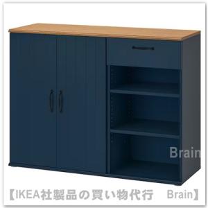 イケア（IKEA） LIXHULT/リックスフルト キャビネット60x35 cm メタル