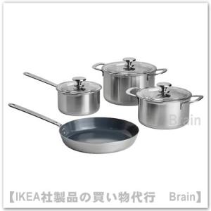 ＩＫＥＡ/イケア　HEMKOMST/ヘムコムスト　調理器具セット　ステンレススチール（505.801...