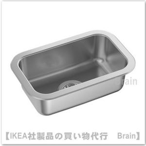 ＩＫＥＡ/イケア　BOHOLMEN　はめ込み式シンク 1ボウル47x30 cm　ステンレススチール（...