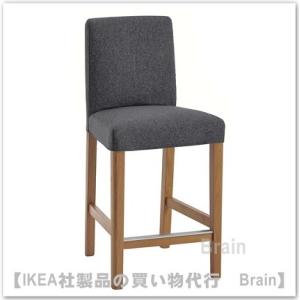 イケア（IKEA） BERGMUND/ベリムンド バースツール 背もたれ付き62 cm