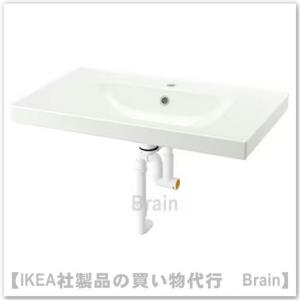 ＩＫＥＡ/イケア　ORRSJON/オルショーン　洗面ボウル・排水トラップ付き82x49 cm　ホワイト（595.276.70/59527670）｜shop-brain