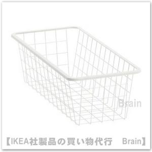 イケア（IKEA） JONAXEL ワイヤーバスケット50x51x15cm ホワイト