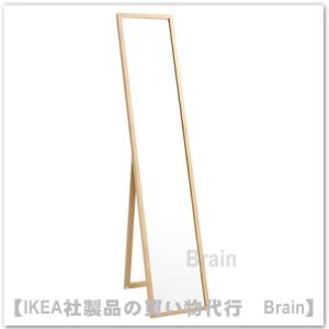イケア（IKEA） HOVET/ホーヴェット ミラー78×196cm ブラック（505.159