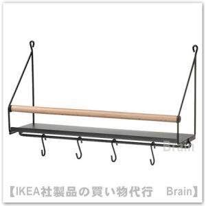 ＩＫＥＡ/イケア　AKERBRUK/オーケルブルク　ウォールオーガナイザー フック付き 42x12x...