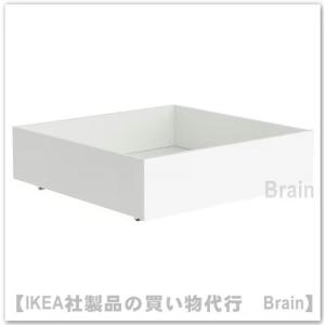 イケア（IKEA） VARDO ベッド下収納ボックス65x70 cm ホワイト
