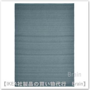 イケア（IKEA） HOTELLRUM/ホテルルム ラグ パイル長160x230 cm ブルー