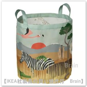 ＩＫＥＡ/イケア　SANDLOPARE/サンドローパレ　収納バッグ 41×42 cm　サバンナ/マルチカラー（606.127.09/60612709）