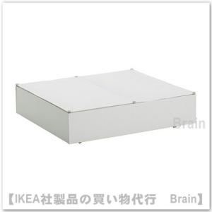 ＩＫＥＡ/イケア　VARDO　ベッド下収納ボックス65x70 cm　ホワイト（903.545.15/90354515）｜shop-brain