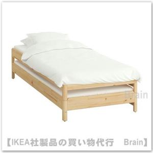 ＩＫＥＡ/イケア　UTAKER　スタッキングベッド/ベッドベース（すのこ）付き　パイン材(703.604.85)｜SelectShop Brain