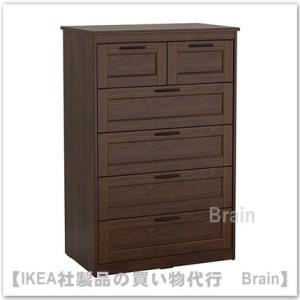 イケア（IKEA） MALM/マルム チェスト引き出し×6 ホワイト（703.546.44