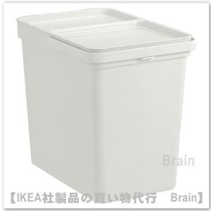 ＩＫＥＡ/イケア　HALLBAR 　ゴミ箱22L　ライトグレー（704.202.05）｜shop-brain