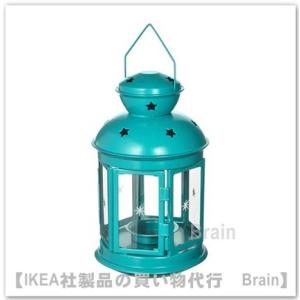 ｉｋｅａ イケア 高品質 Rotera ターコイズ ティーライト用ランタン21cm