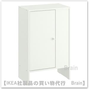 ＩＫＥＡ/イケア　BAGGEBO/バッゲボー　キャビネット 扉付50x30x80 cm　ホワイト（7...