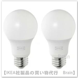 イケア（IKEA） LED電球 E17 810ルーメン 調光可能 球形 オパール