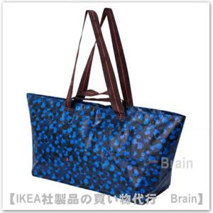 ＩＫＥＡ/イケア　SPJUTSO/スプユートソ　キャリーバッグ22L　Ｍサイズ　ブルー/模様入り（7...