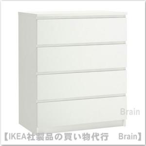 ＩＫＥＡ/イケア　MALM/マルム　チェスト引き出し×4　ホワイト（203.546.46/20354646）｜shop-brain