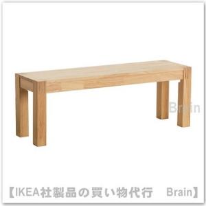 ＩＫＥＡ/イケア　NORDBY　ベンチ125 cm　ゴムノキ（802.377.82）｜shop-brain