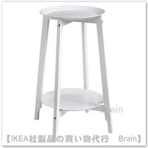 イケア（IKEA） SATSUMAS プラントスタンド78 cm ホワイト/竹(602.949