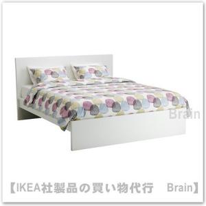 ＩＫＥＡ/イケア　MALM/マルム　ベッドフレームすのこ付き160x200 cm　ホワイト(890.307.20/89030720)｜shop-brain