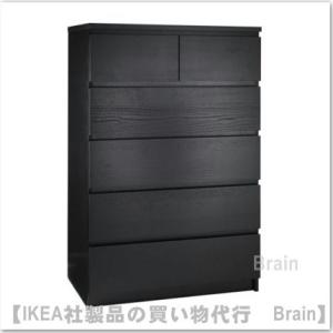 イケア（IKEA） MALM/マルム チェスト引き出し×6 ホワイト（703.546.44