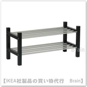 イケア（IKEA） NIPASEN/ニーポーセン コートラック＆ベンチ 靴収納付