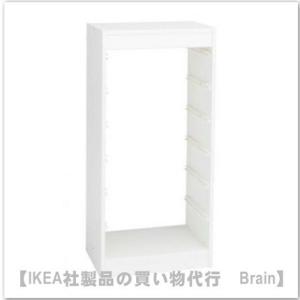 ＩＫＥＡ/イケア　TROFAST　フレーム46x30x95 cm　ホワイト（203.514.31/20351431）｜shop-brain