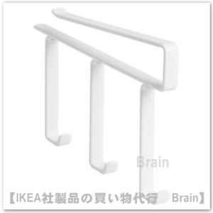 ＩＫＥＡ/イケア　PALYCKE/ポーリケ　フックラック クリップ式　ホワイト（905.344.23/90534423）｜shop-brain