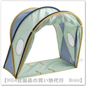 ＩＫＥＡ/イケア　ELDFLUGA/エルドフルーガ　ベッドテント80 cm　ブルー/グリーン（905...