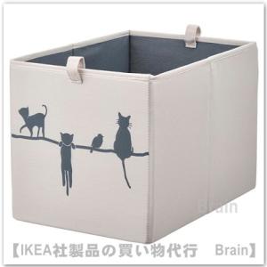 ＩＫＥＡ/イケア　BARNDROM/バーンドローム　ボックス26x37x26 cm　ベージュ（905...