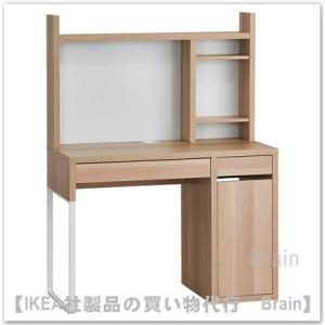 IKEA ミッケ　コーナーデスク　ホワイト MICKE ミッケ コーナーワークステーション, ホワイト, 100x142