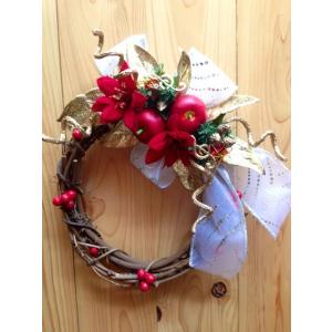 トナカイさんハシゴを登って。。クリスマスリース : 花れん - 通販