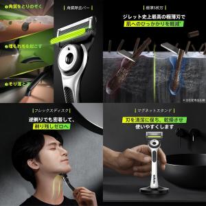 Gillette ジレット 髭剃り 本体 替刃...の詳細画像2